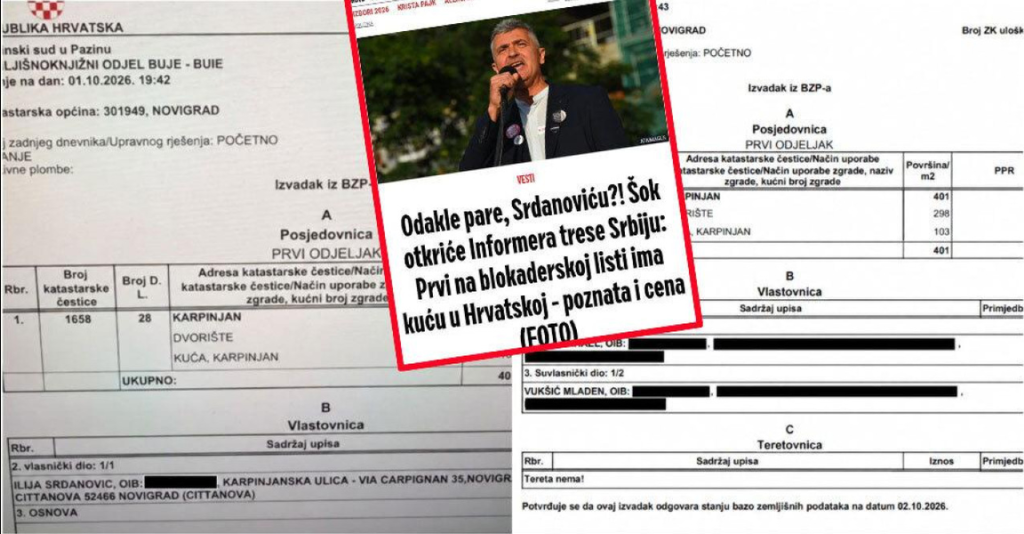 <p>Falsificiranje izvoda iz katastra<br>
&nbsp;</p>