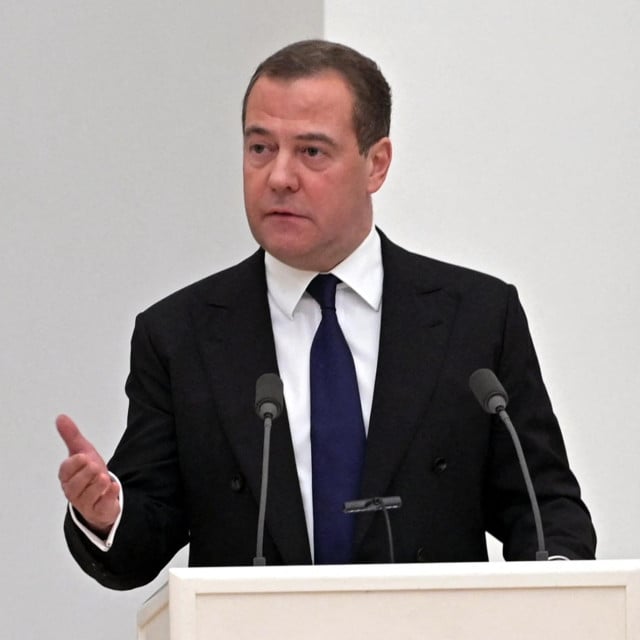 <p>Dmitrij Medvedev</p>