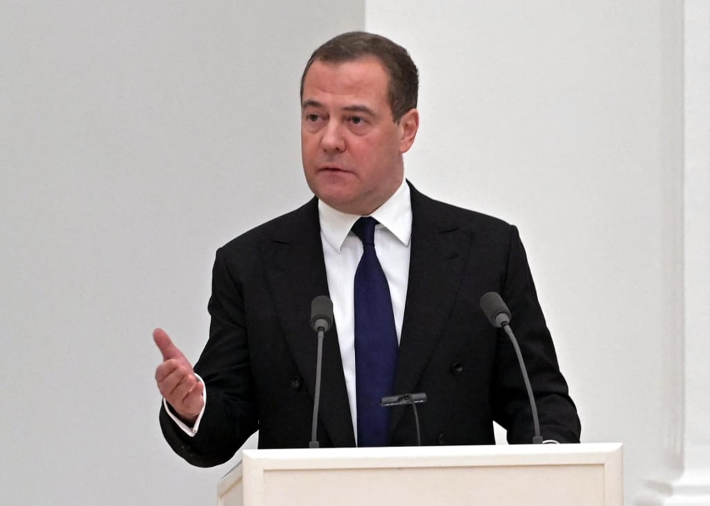 <p>Dmitrij Medvedev</p>
