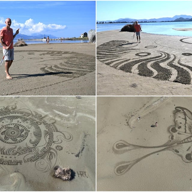 <p>Sand art Neretva</p>