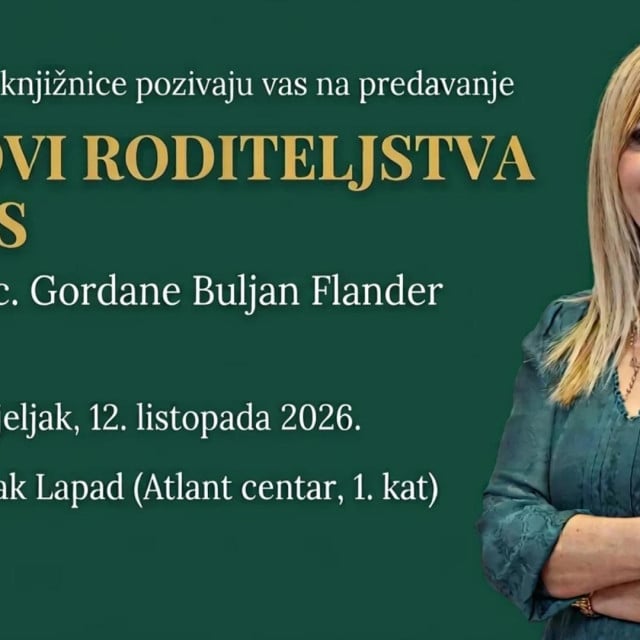 <p>Predavanje Gordane Buljan Flander o izazovima roditeljstva u Ogranku Lapad</p>