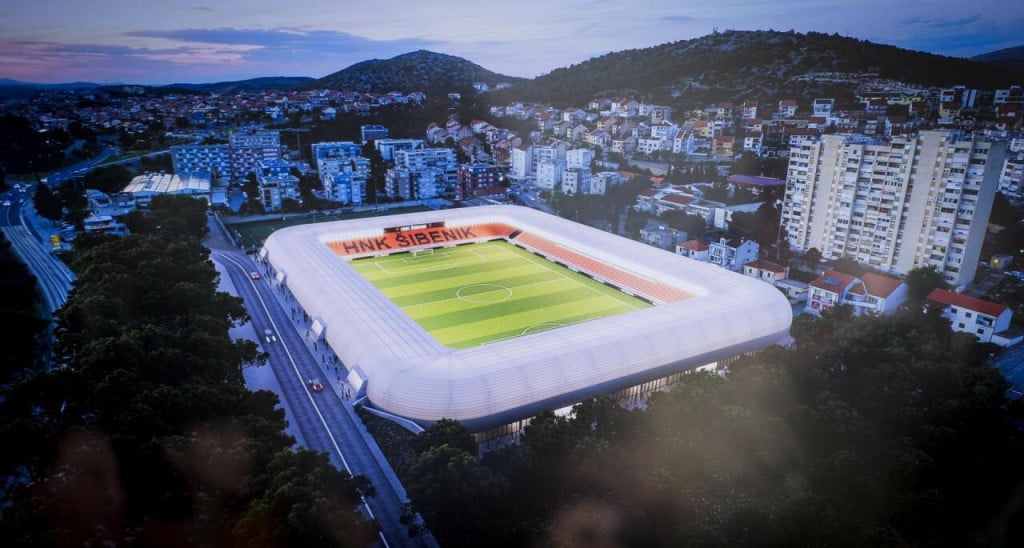 <p>Simulacija novog stadiona na &Scaron;ubićevcu</p>
