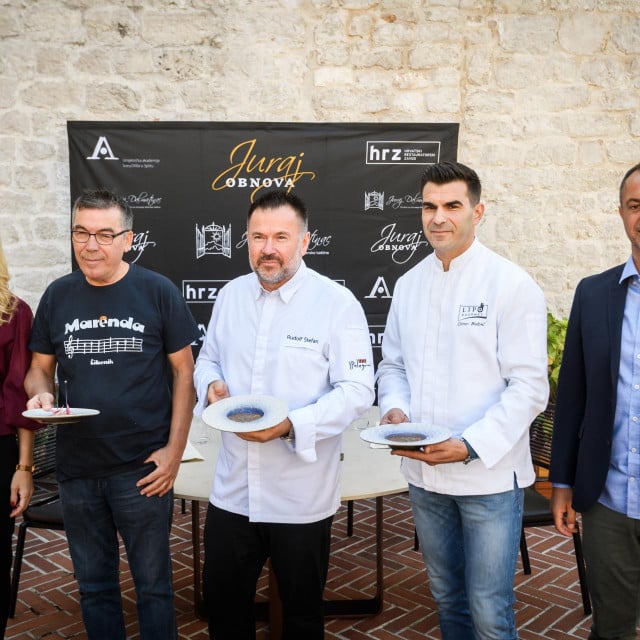 <p>Predstavljanje projekta Okusi masne ulice, donatorske večere koju organizira Dru&scaron;tvo za očuvanje ba&scaron;tine Juraj Dalmatinac</p>