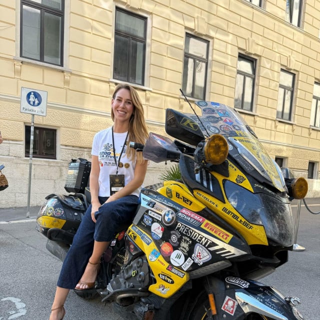 <p>Antonija Vučica, predsjednica Lions Cluba Meridijan Zagreb, koji se uključio u humanitarnu akciju &rdquo;1200 KM za život&rdquo;</p>