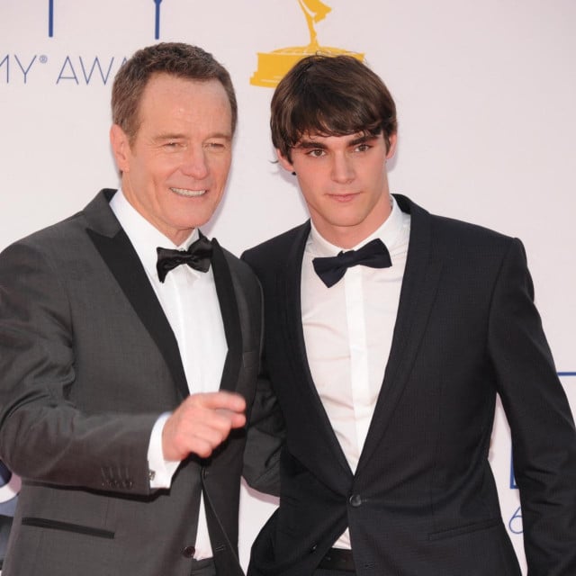 <p>Bryan Cranston i RJ Mitte&nbsp;</p>