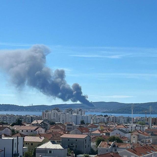 <p>Požar na otoku Ugljanu</p>