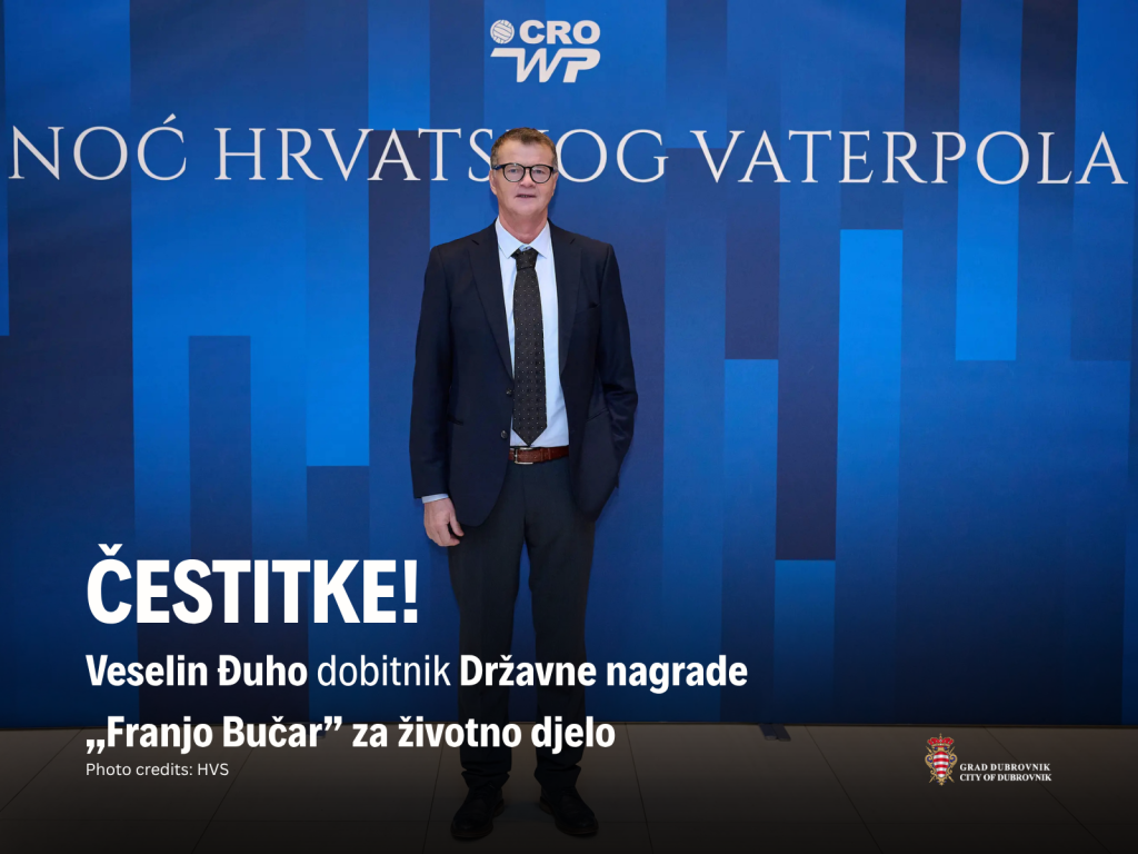 <p>Franković čestitao Veselinu Đuhu, dobitniku Državne nagrade za sport &rdquo;Franjo Bučar&rdquo; za životno djelo</p>