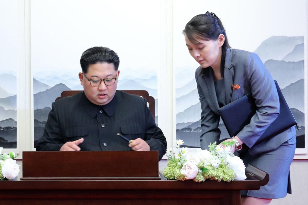 <p>Kim Jong Un i negova sestra&nbsp;Kim Yo Jong&nbsp;</p>
