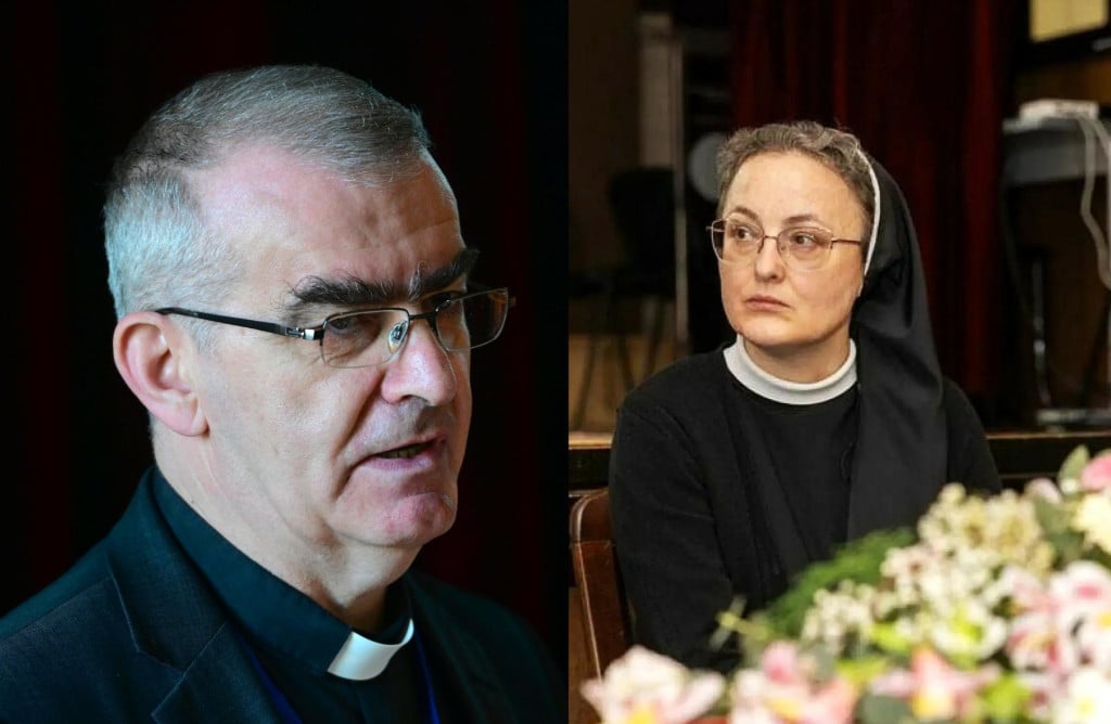 <p>Dekan KBF-a Ivan Bodrožić i&nbsp;Miljenka Grgić</p>