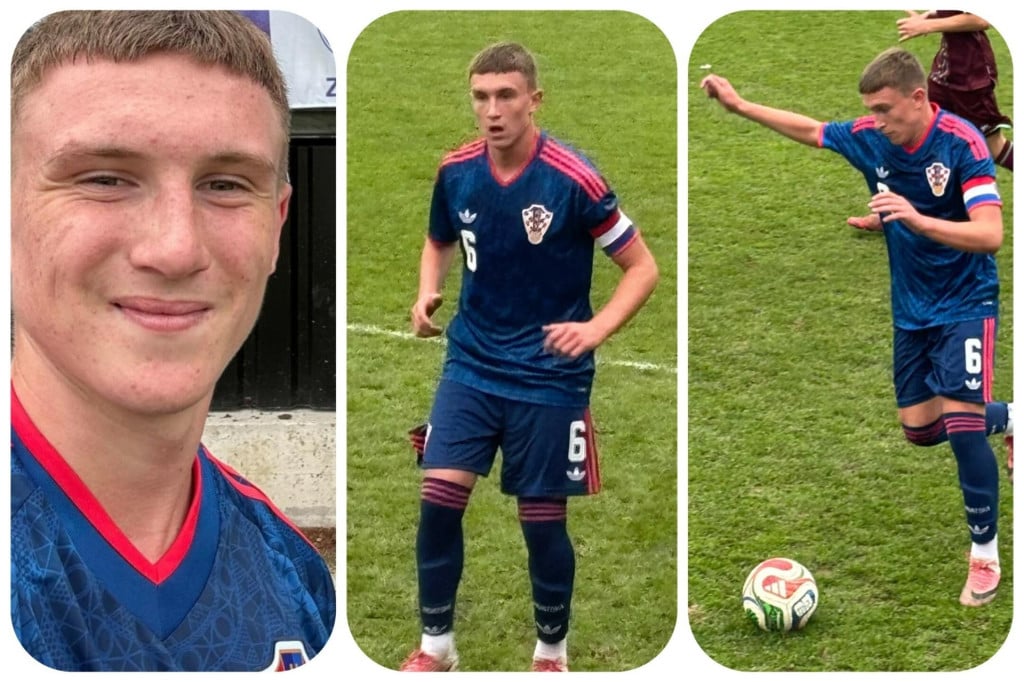 <p>Jakov Bjelo&scaron;, Dubrovčanin u U15 nogometnoj reprezentaciji Hrvatske</p>